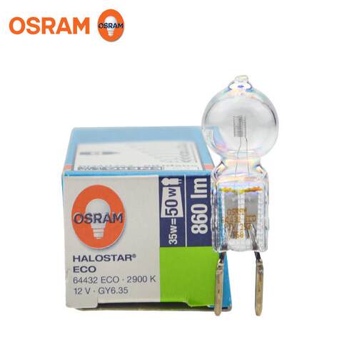 欧司朗卤素灯泡64432 ECO显微镜仪器灯泡12V50W光学仪器米泡GY6.3