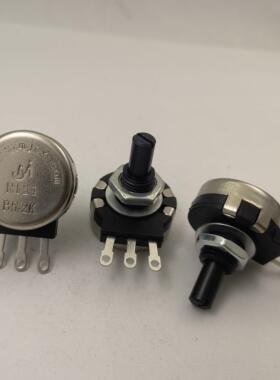 RI24 24型单联电位器电焊机 B1K B4.7K B5.2K 10K B100K A5K 圆柄