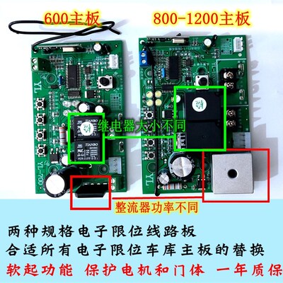 翻板门电子限位通用主板控制板车库门电路板西赛德门人自动门电机