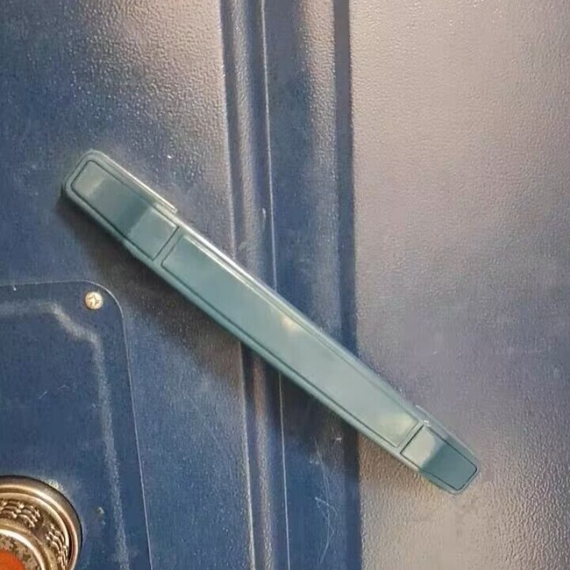 老式把手十字锁自动碰锁自动锁碰锁拉手塑料把手防盗门把手通用型