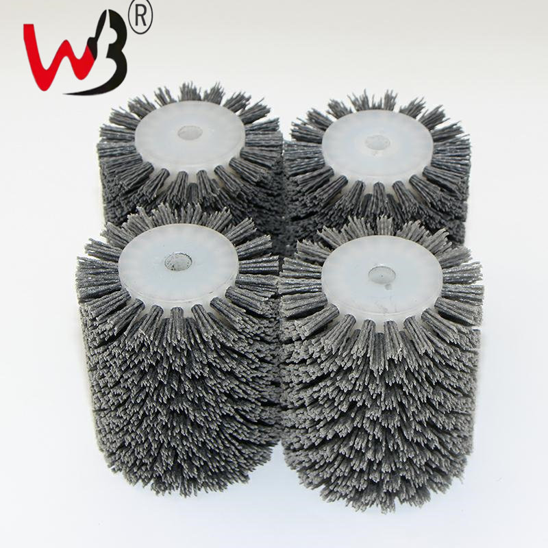 拉丝机木纹还原拉丝轮除旧新抛光轮刷木工外径小孔纤维轮磨料丝轮