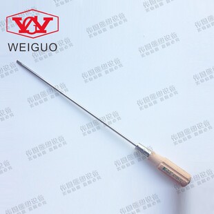 进口京木木柄高档螺丝刀 木柄开刀K119A工具钢一字刀头 K119A扳手