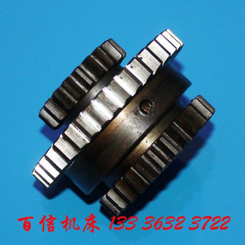 滕州Z3050摇臂钻齿轮 19/27/37齿 Z3050X16摇臂钻床三联齿轮配件