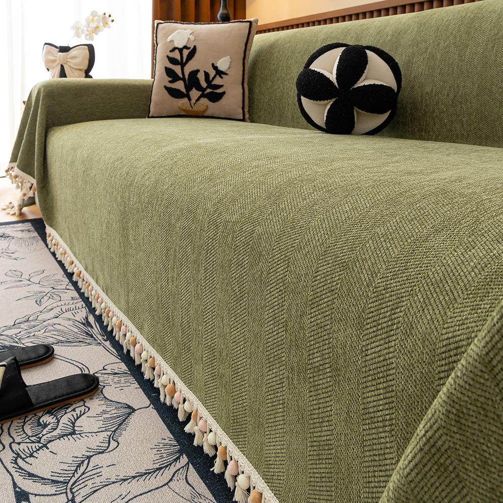 雪尼尔沙发盖布巾四季通用防水防滑沙发套罩防猫抓布坐垫子防尘罩,居家布艺,沙发套,淘宝优惠券,粉丝福利购,淘宝优惠卷