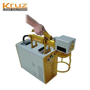 20W手持式 铜件铝件不锈钢件金属激光打标 光纤激光打标机