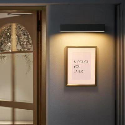 户外防水长条壁灯LED装饰露台花园别墅背景外墙门头庭院招牌灯