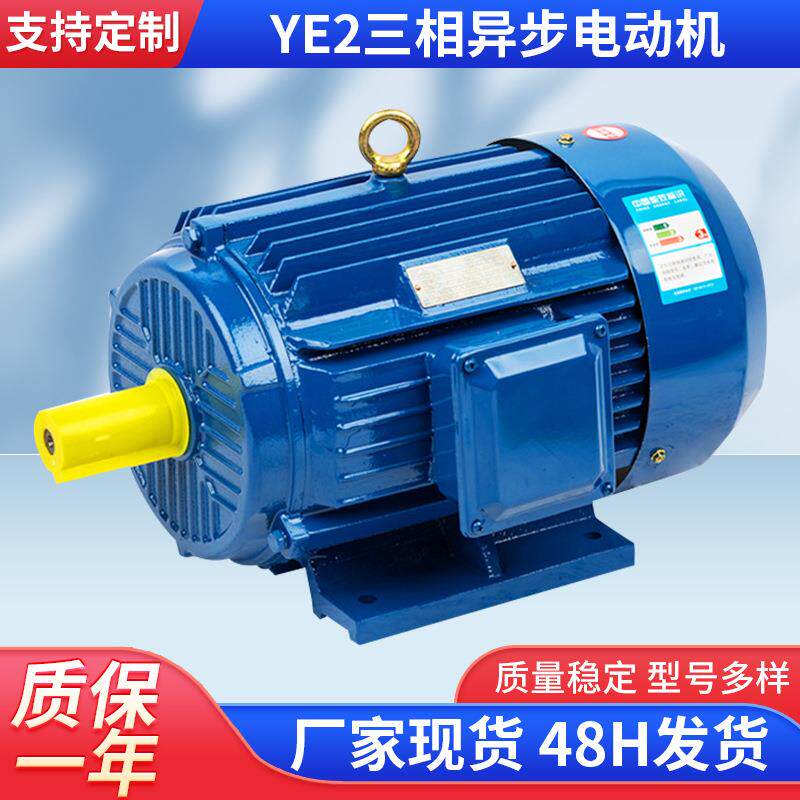 厂家供应YE2 160M-8 4KW三相异步电动机380v国标铜线电机