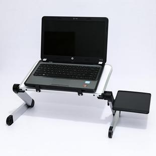 易力散热笔记本电脑桌支架 懒人铝合金折叠小桌子办公桌 床上书桌