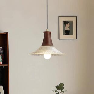 意式极简飞碟餐厅吊灯中古风设计师饭厅餐桌灯黑色复古三头吧台灯