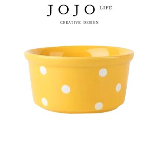 无望 PD.visit.烤碗创意陶瓷舒芙蕾波点杯耐高温