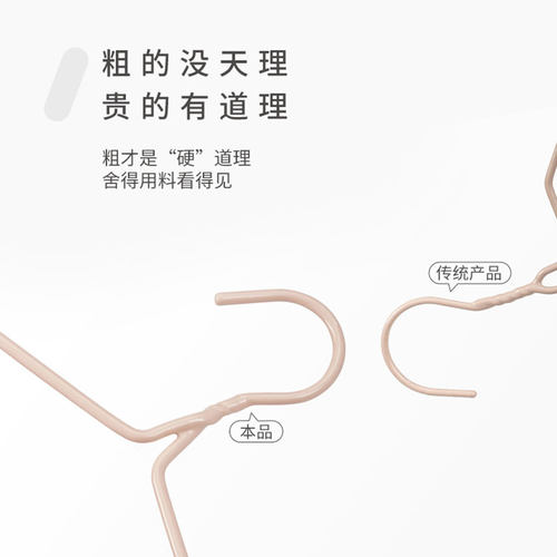 护肩防变形衣架加宽粗钢管衣服架衣挂衣撑架子衣架无痕家用挂衣