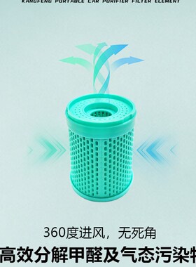 康风F3车载滤芯固体碱滤芯康风便携车载F2F3通用空气净化器滤芯
