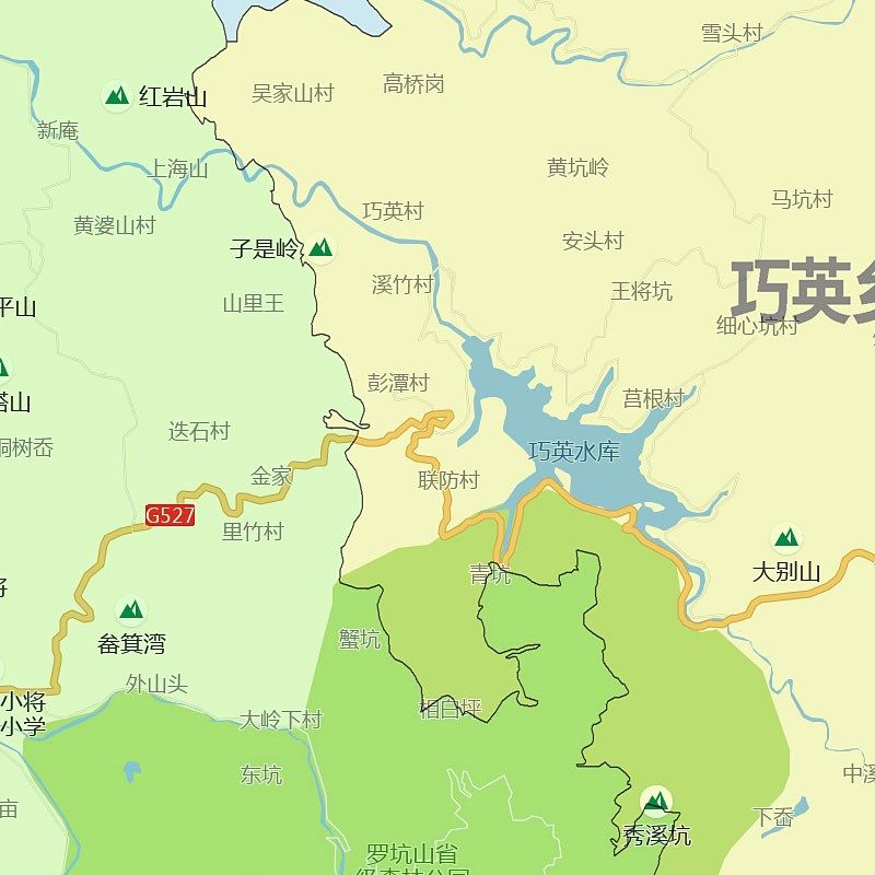 新昌县地图1.15m绍兴市折叠家用高清办公室书房新款装饰画墙贴