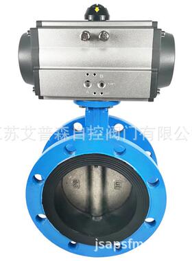 D641X-10/16气动软密封法兰蝶阀气动自来水软密封法兰艾