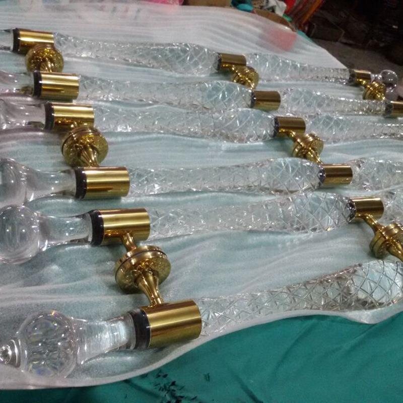 现货304不锈钢大门拉手仿古玻璃门木门拉手把手青古铜直螺把