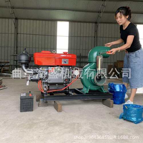 8寸移动拖车抽水泵柴油抽水机680吨水量排涝抗旱大8寸抽水泵
