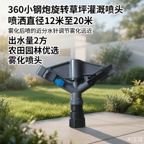 360小钢炮旋转草坪灌溉喷头