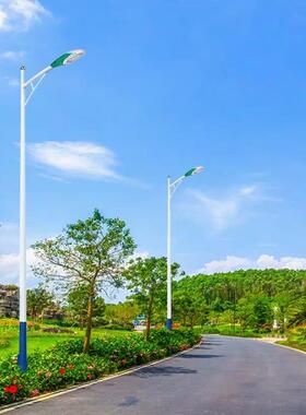户外防水led市电路灯5/6/7/8米市政道路照明高杆灯厂区广场路灯杆