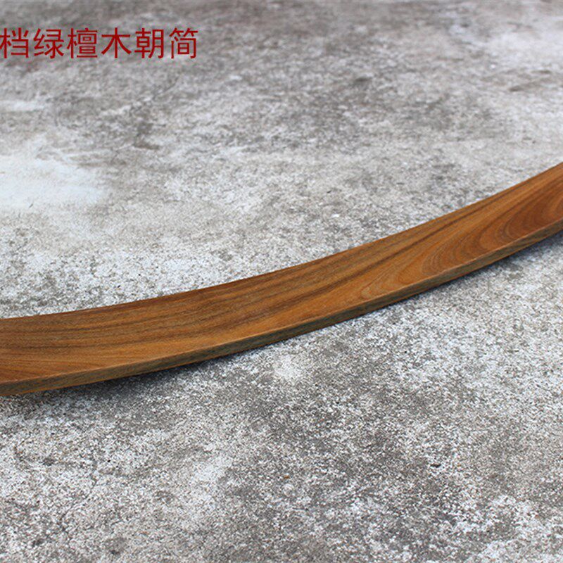 高档绿檀木朝简手板笏 玉板朝板实木檀木【苏作木艺】