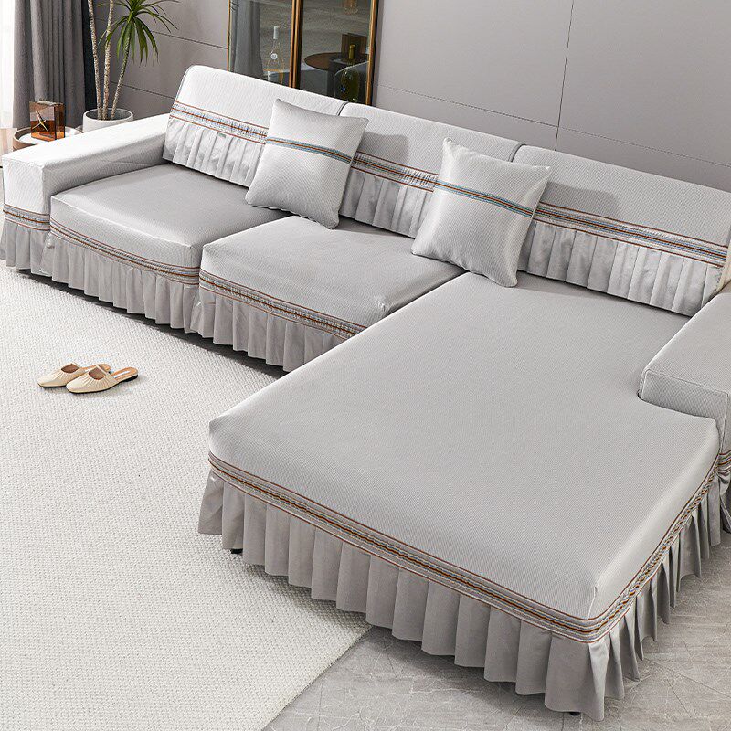 夏季沙发套防滑夏凉垫高级全盖沙发巾定制四面全包冰丝贵妃沙发罩