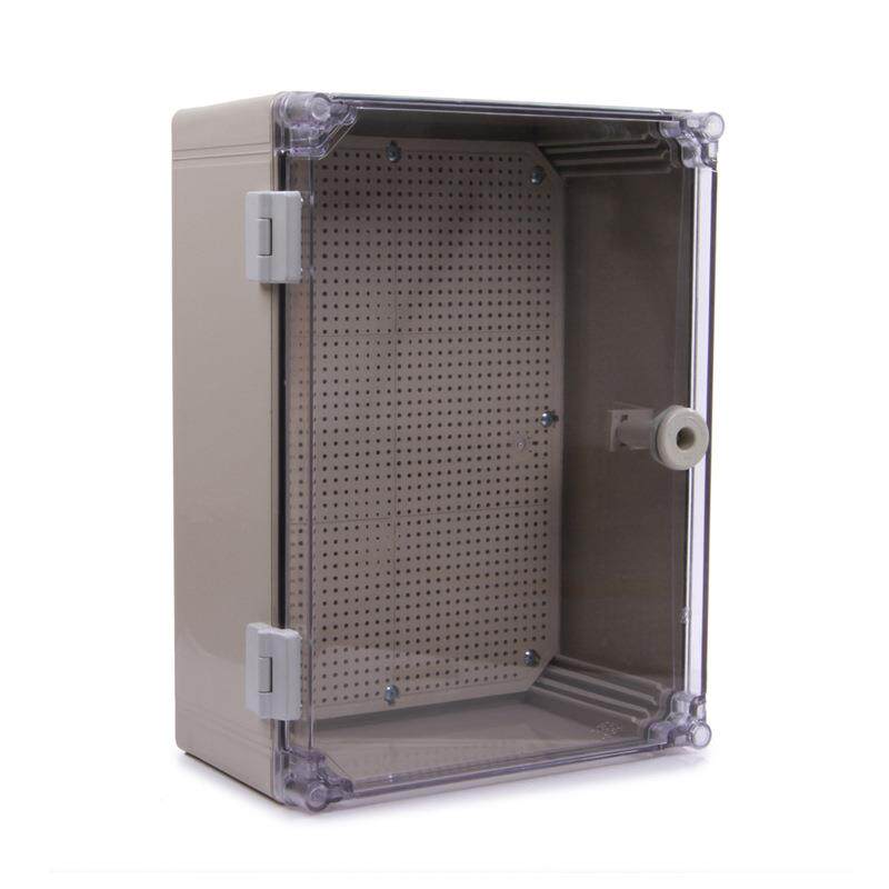 带锁透明 防水箱 监控箱 LY-AT-403016 400*300*160带网状底板