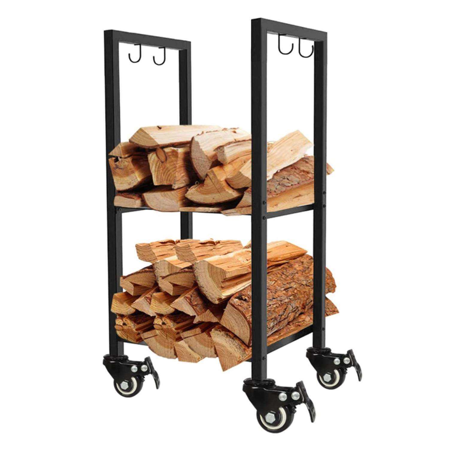 铁艺柴火架 带轮款 可拆装款柴架 室内外原木收纳架 多层铁艺柴架,鲜花速递/花卉仿真/绿植园艺,割草机/草坪机,淘宝优惠券,粉丝福利购,淘宝优惠卷