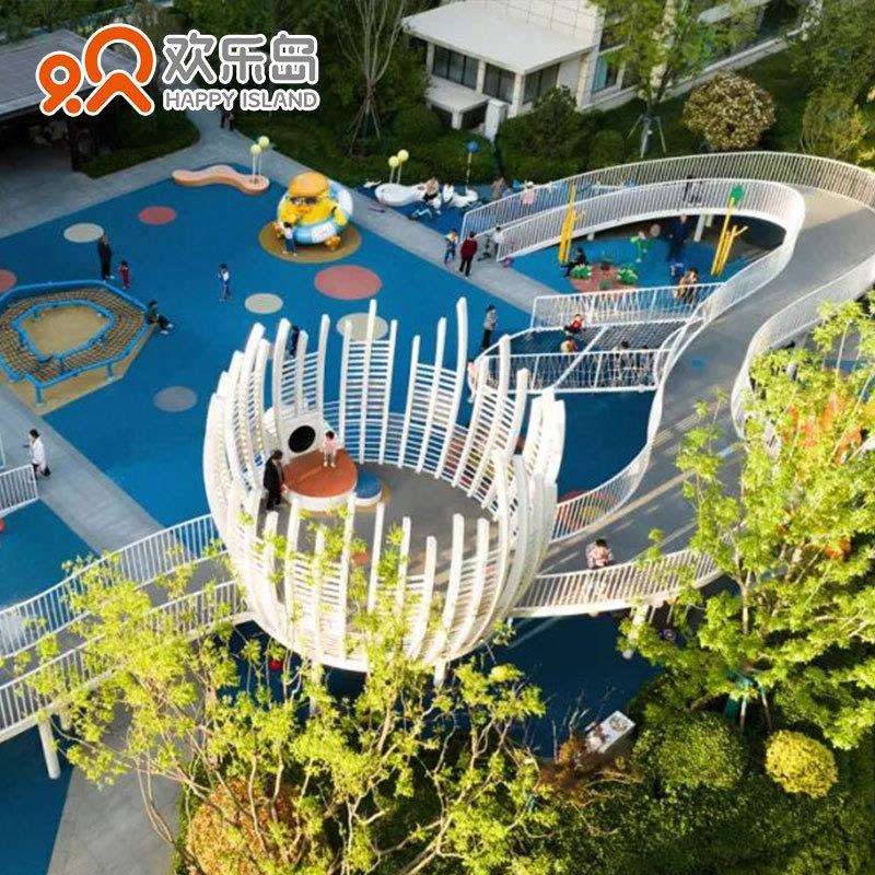 景区公园小区游乐设备户外儿童滑梯厂家社区游艺设施无动力乐园