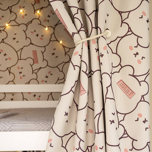 女寝室床帘宿舍上铺遮光帘加厚窗帘大学生上下铺帘子围帘遮挡床围