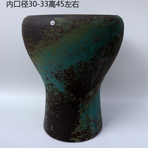 青月陶艺 2021新款大盆法师爆盆悬崖桩复古做旧超大口径 30CM以上
