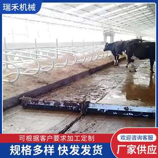牛场清粪系统 牛刮粪板 自动清理牛场粪便系统 畜牧养殖设备