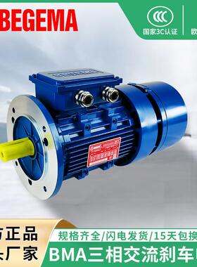 广东厂家研磨机械用减速机带电机大马达BMA大型刹车减速电机