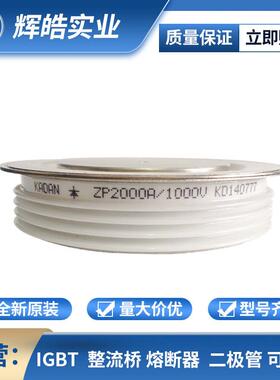ZP2000A1000V ZP2000A1100V圆饼晶闸管 双向可控硅 电子元器件