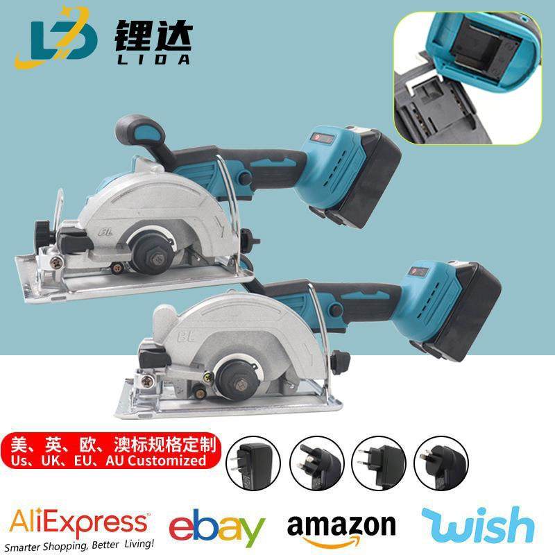 外贸款电圆锯家用手持无刷锂电大功率切割锯大理石瓷砖木头切割机