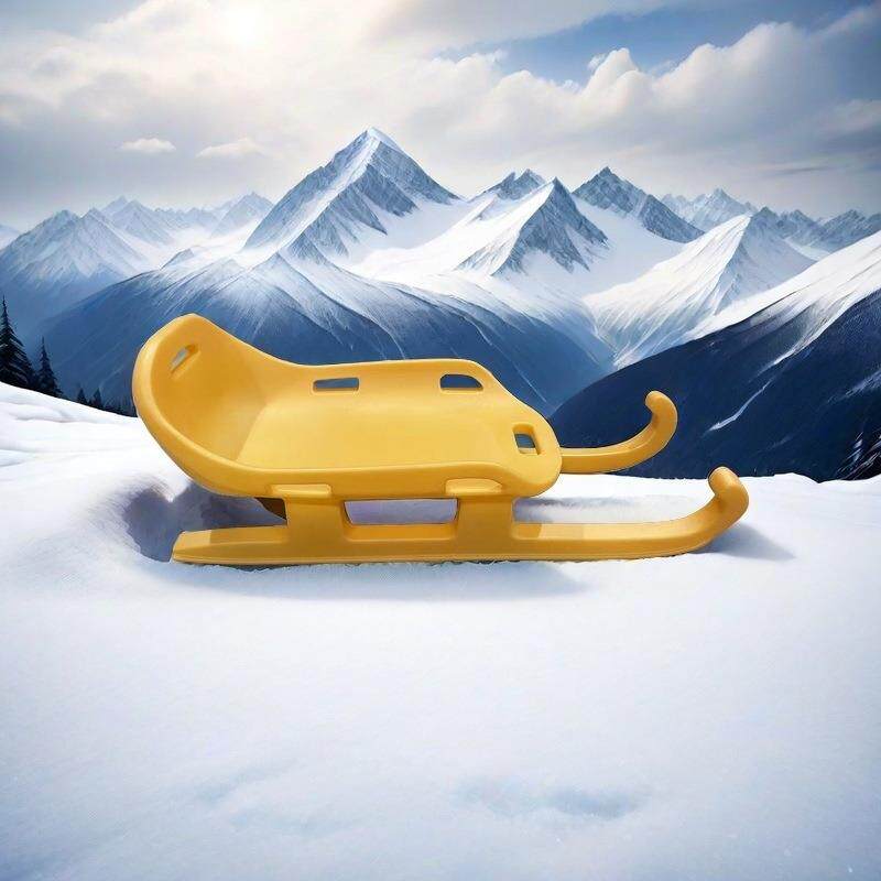 源头厂家上海浩童新款雪橇车 儿童助滑器 冰爬犁 工程塑料 厂家