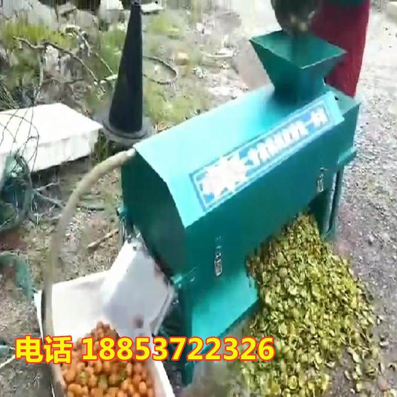 东北野山核桃剥壳机器 油茶果硬壳脱皮机 青皮核桃去皮机器