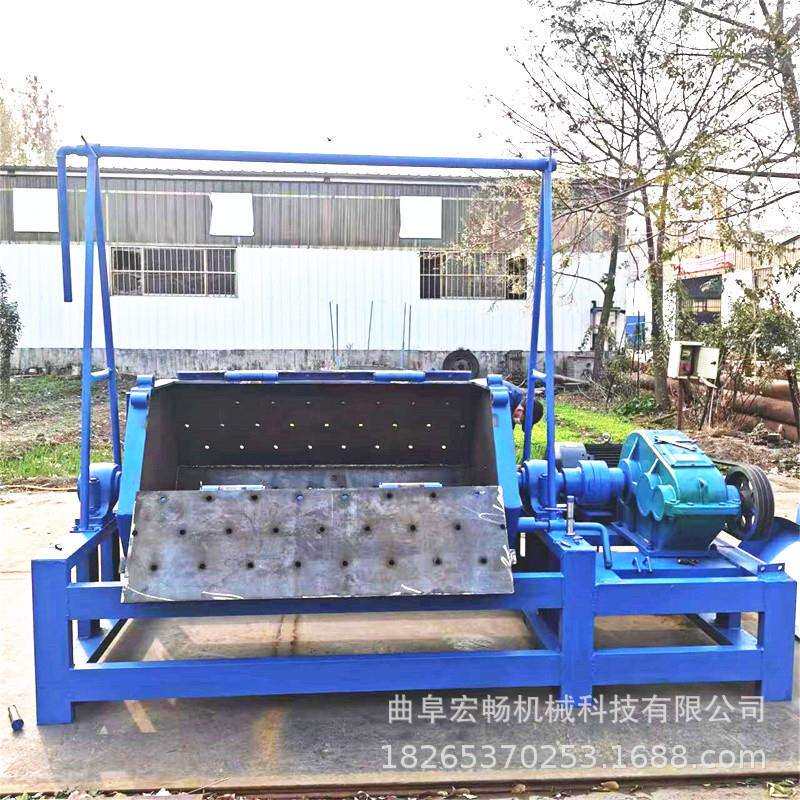 镀锌件六角滚筒抛光机 多用途石头打磨机 批量金属除锈机