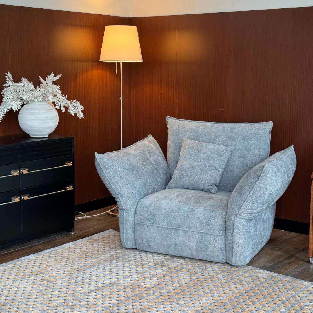 简约现代单人休闲沙发椅客厅家用小户型布艺沙发椅可调节扶手,鲜花速递/花卉仿真/绿植园艺,割草机/草坪机,淘宝优惠券,粉丝福利购,淘宝优惠卷