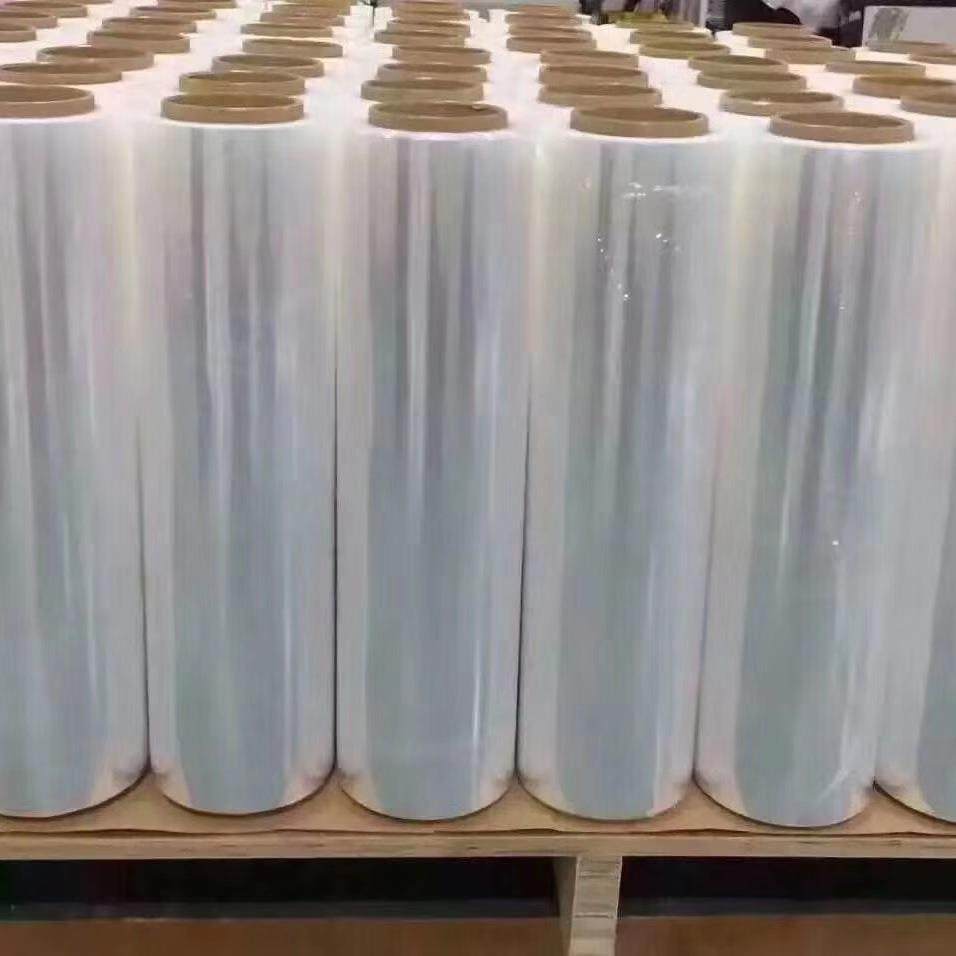 50CM宽缠绕膜打包膜PE大卷塑料保护薄膜拉伸膜机用大卷缠绕膜