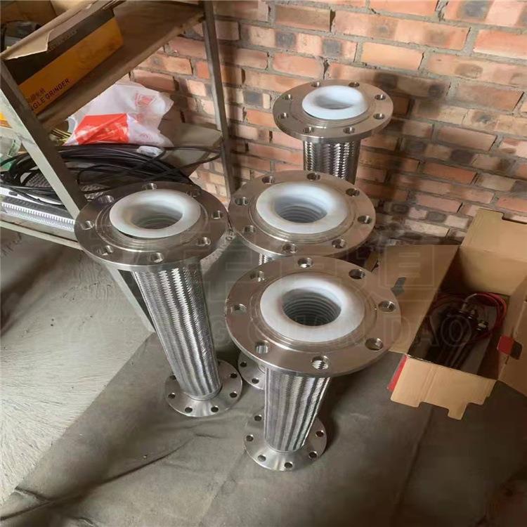 金属波纹膨胀节 通用型法兰补偿器 厂家供应编制网不锈钢软连接