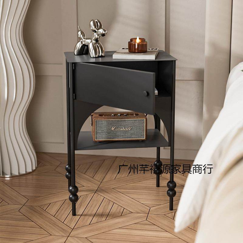 卧室床头柜小户型沙发边几家用新款简约黑色窄边柜复古个性置物架,鲜花速递/花卉仿真/绿植园艺,割草机/草坪机,淘宝优惠券,粉丝福利购,淘宝优惠卷