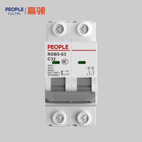 人民电器RDB5-63 2P 10A 16A 20A 32A 40A 50A 63A小型断路器