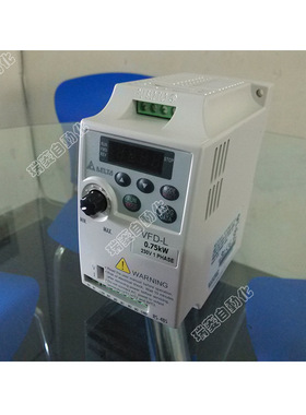 全新原装台达变频器VFD007L21A 单相220V功率 0.75kw