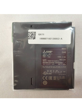 全新原装Q系列PLC可编程控制器QX71/QX72 DC传感器输入模块