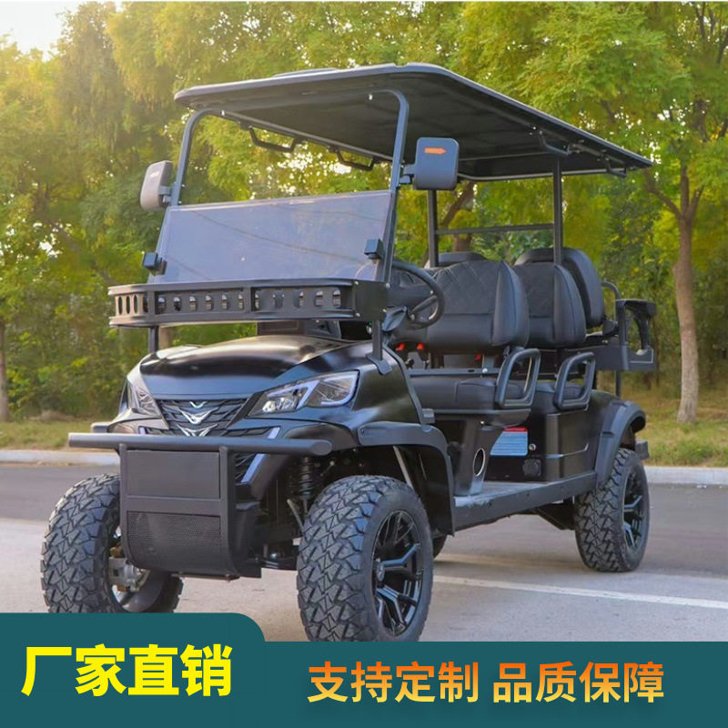 厂家直销定制四座电动高尔夫球车观光车