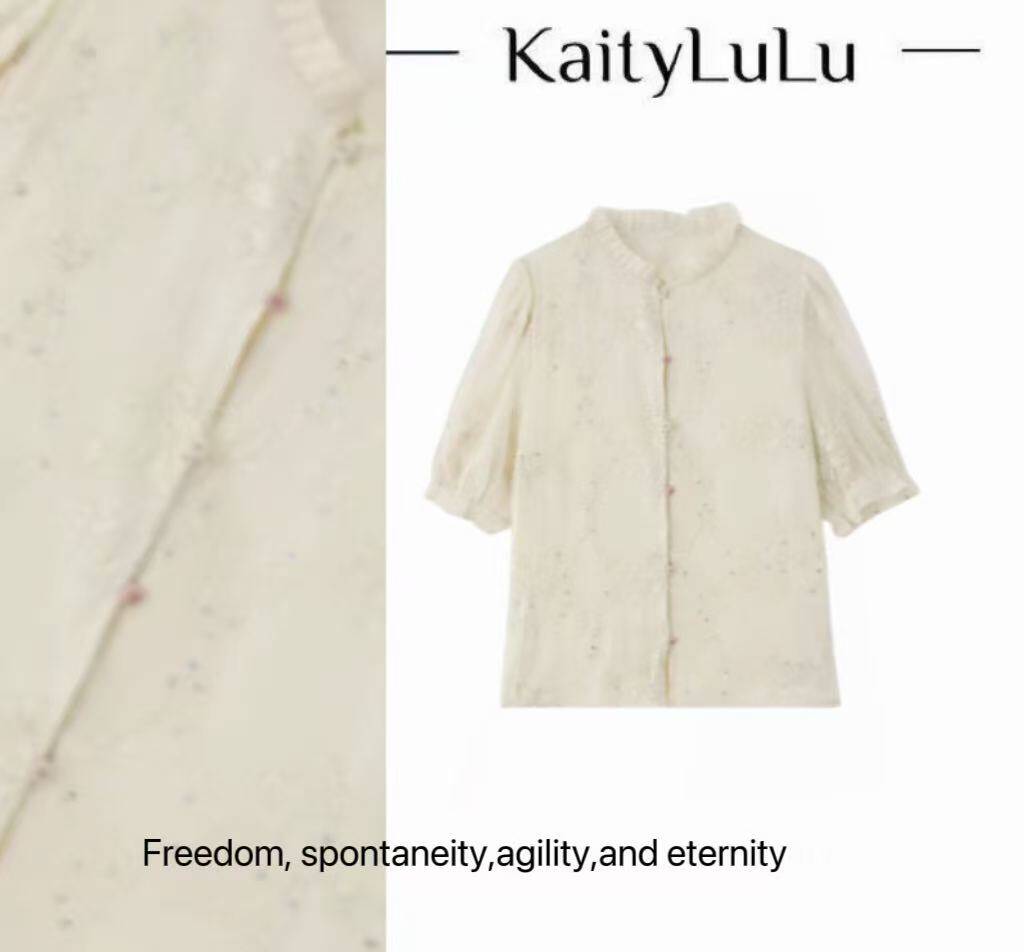 KaityLuLu 【曼特庄园】气质百搭个性上衣MR525X048