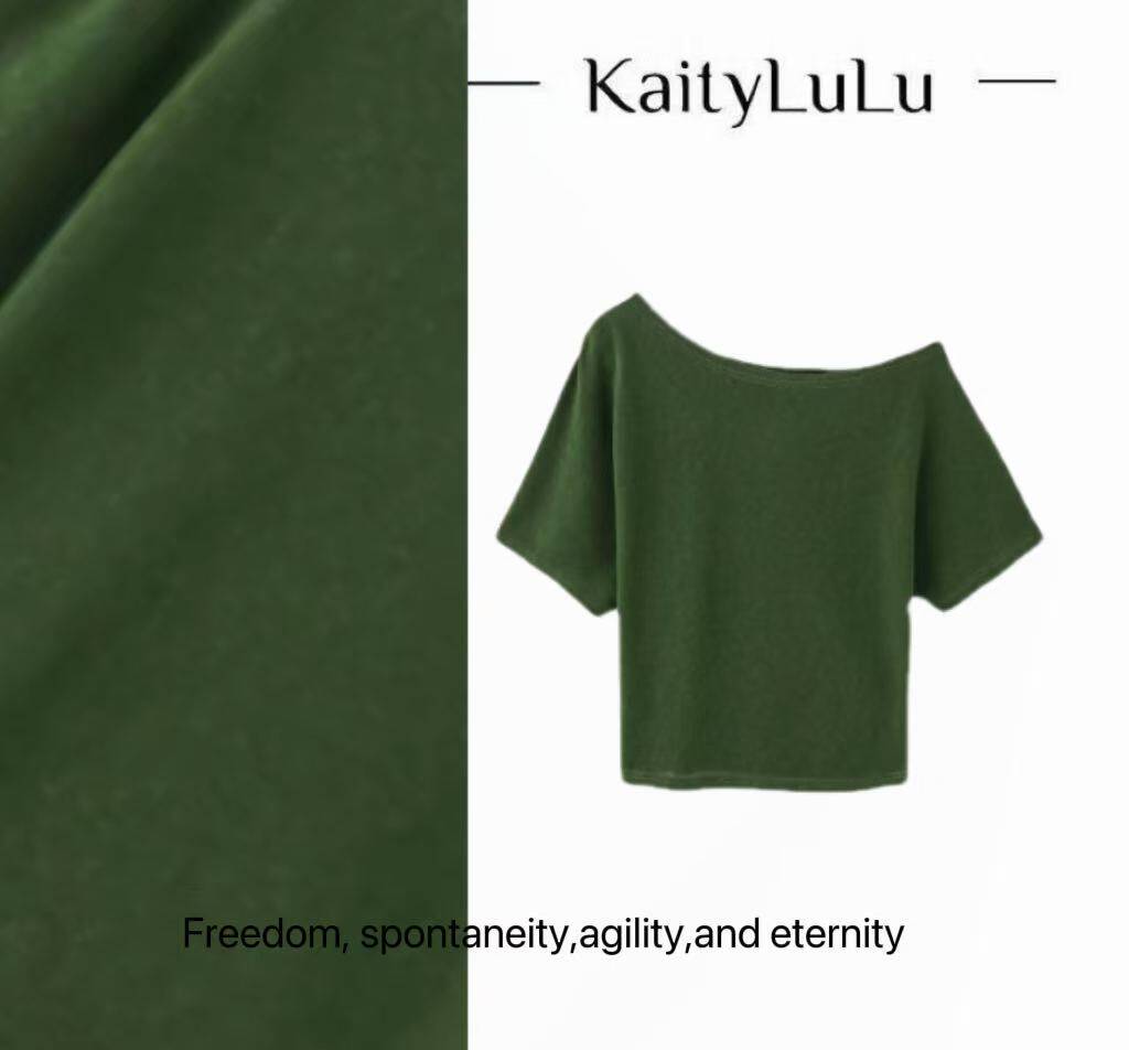 KaityLuLu【简约】 简约大圆领短袖MR525J68