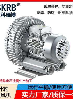 现货2NB 710 H37 4KW380V 184m³/H吹吸两用漩涡式高压鼓风机