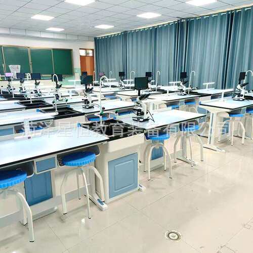 新型通风铝塑实验台科学探究试验台学校生物实验桌化学生物实验台