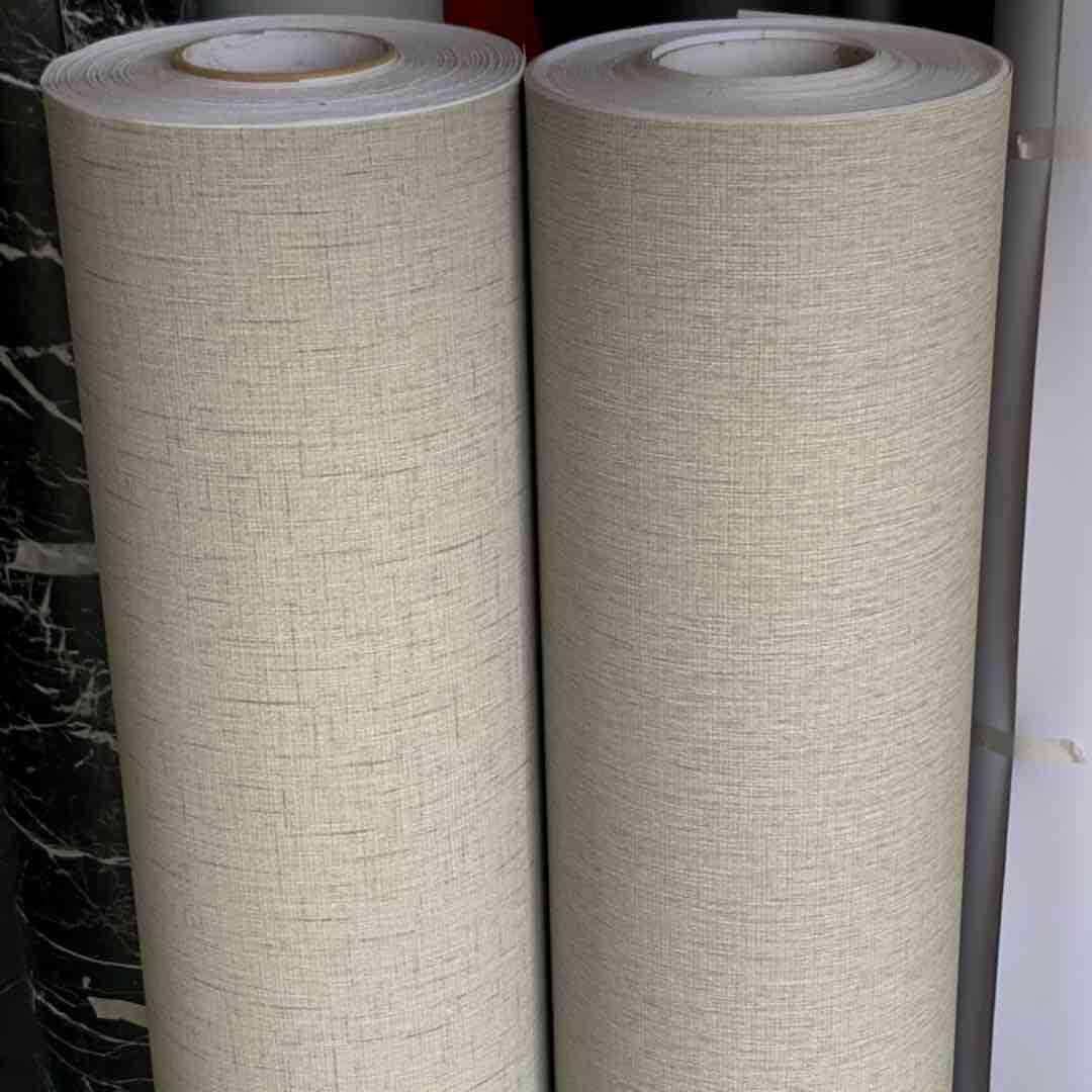 特厚导气槽布背胶纹自粘墙纸壁纸酒店客房翻新装饰贴膜波音软片