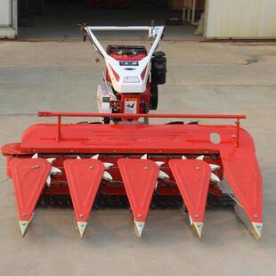 稻麦大豆红小豆多功能割晒机小四轮带前置式多功能割晒机价格